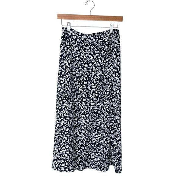 Maeve By Anthropologie The Lille Floral Side-Slit Midi Skirt Size 2 - Picture 4 of 10